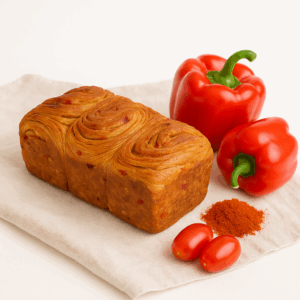 Brioche apéritive poivrons paprika